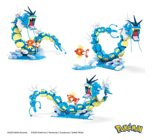 Conjunto Mega Pokémon Construction Magikarp Evolution