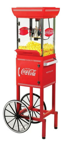 Carrinho De Pipoca Pipoqueira Elétrica Coca Cola 220v Com Cor Vermelho
