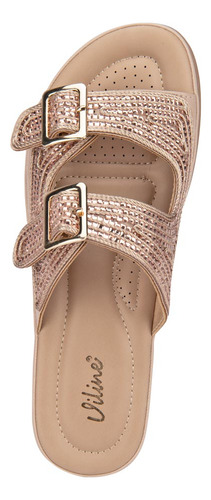 Sandalia Dama Vi Line Confort Con Brillos 1190076