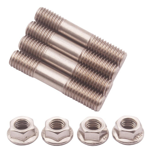 4pcs De Tuerca Colectora De De Material Acero Inoxidable