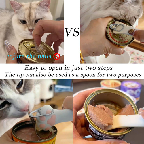 4 Silicone Pet Food Can Lids