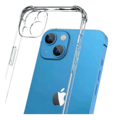 Funda premium con protección de cámara para iPhone 14, color transparente, iPhone 14 Pro