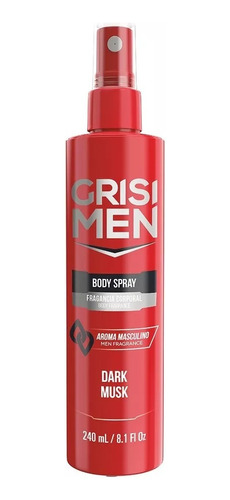 Grisi Men Body Spray Dark Musk 240 M