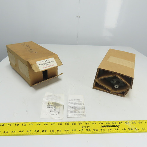 Bsm Pump Corp 713-4-7 4 Rotary Gear Pump Wrv New Ccv