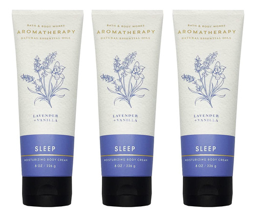 Bath & Body Works Aromatherapy Sleep Lavender + Vanilla Cre.