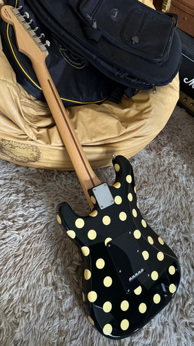 Guitarra Fender Stratocaster Buddy Guy Muito Nova Destro Preto Maple (Usado)
