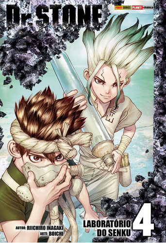 Dr. Stone Vol. 4, de Inagaki, Riichiro. Editora Panini Brasil LTDA, capa mole em português, 2019