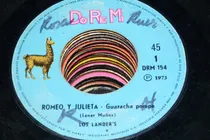 Comprar Jch- Los Landers Romeo Y Julieta Quince Años Guaracha 45 Rpm