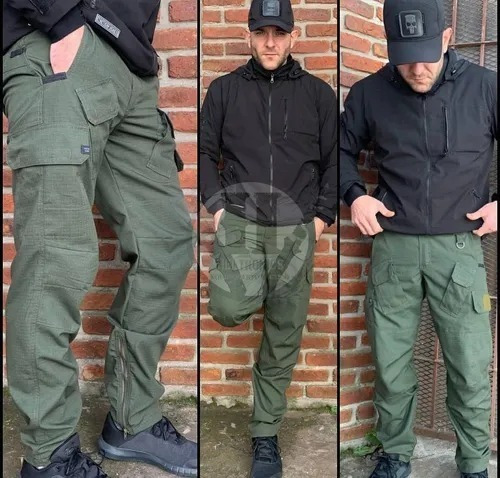 Pantalon Tactico Cargo Gen 2 Verde Tacticap 8 Bolsillos