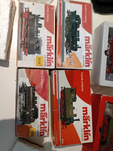 Lote Locomotora Marklin Ho 3000/ 3029/ 36140/ 36740 Sin Uso (Usado)