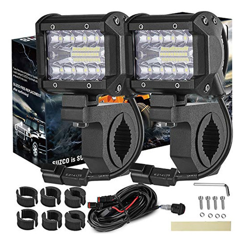 4inch 60w 3 Filas Offroad Led Work Light Bar Driving Ca...