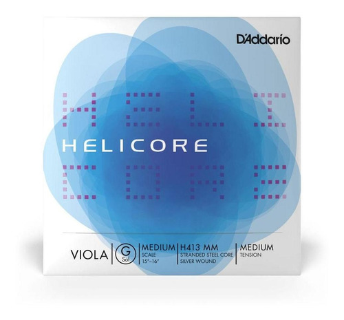 Corda Avulsa Pra Viola De Arco Sol D'addario Helicore H413mm