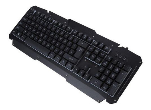 Imagen 4 de 9 de Teclado Gamer Retroiluminado Semi-mecanico Rgb Base Metal