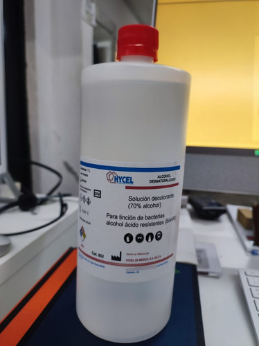 Alcohol Etílico Desnaturalizado 70% Pack 3pz De 1l