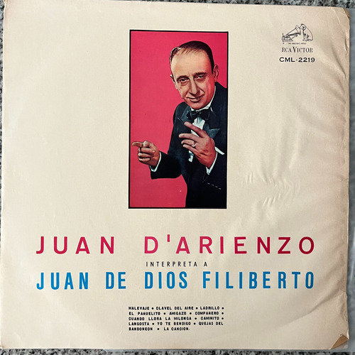 Vinilo Juan De Dios Filiberto Juan D' Arienzo Che Discos