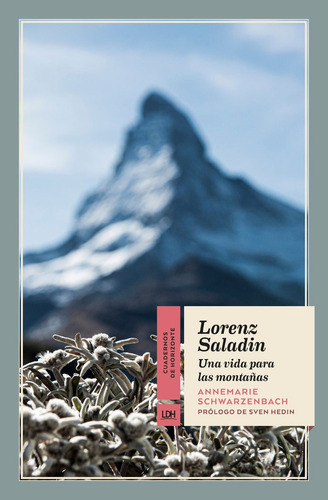 Lorenz Saladin, De Schwarzenbach, Annemarie. Editorial La Línea Del Horizonte, Tapa Blanda En Español