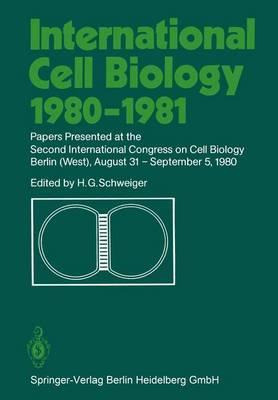 Libro International Cell Biology 1980-1981 - Hans G. Schw...