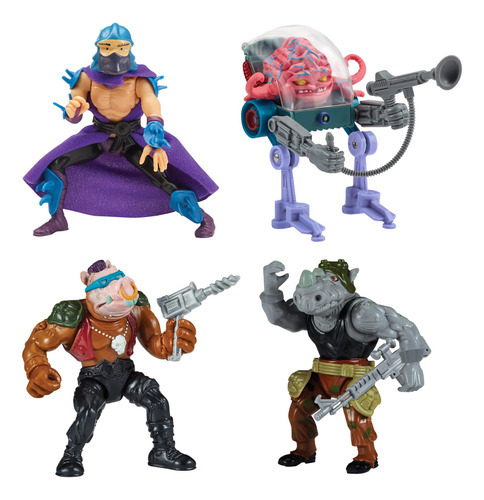 Teenage Mutant Ninja Turtles: Paquete De 4 Figuras Clásica