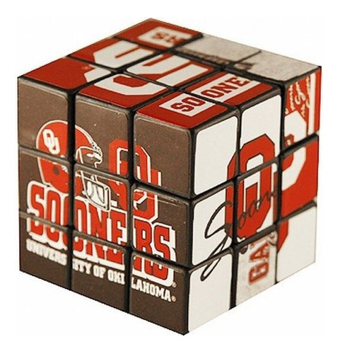 Game Day Outfitters Ncaa Oklahoma Sooners Toy Puzzle Cube