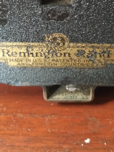 Máquina De Escribir Antigua Remington Model 1. De Lujo !! (Usado)
