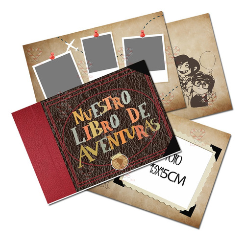 Kit Imprimible Nuestro Libro De Aventuras Editable + Anillar