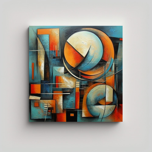 70x70cm Cuadro Abstracto Fácil De Pintar En Lienzo Flores