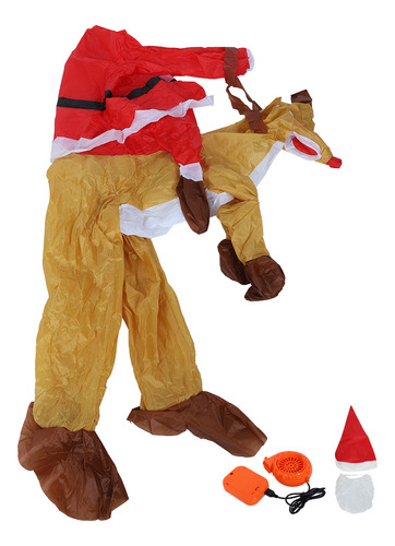 Disfraz Inflable De Papá Noel Para Navidad, Fiesta De Hallow