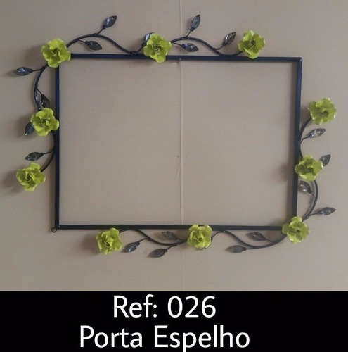 Moldura De Espelho Rustico De Ferro Decorado Promoção