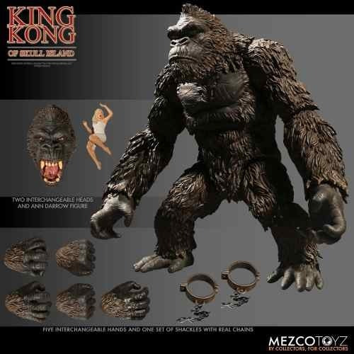 Figura de acción  Mezco Toyz King Kong King Kong King Kong of Skull Island de Mezco Toyz