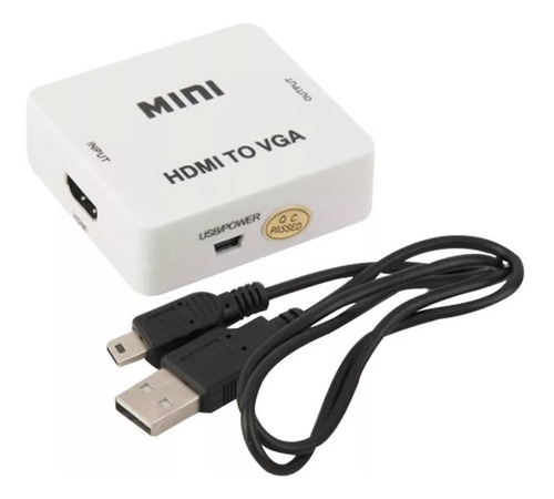 Conversor Hdmi A Vga Con Audio