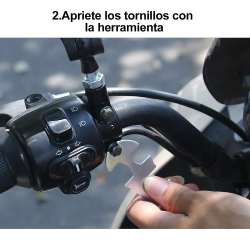 1par Espejos Retrovisores De Seguridad Para Bicicleta Y Moto