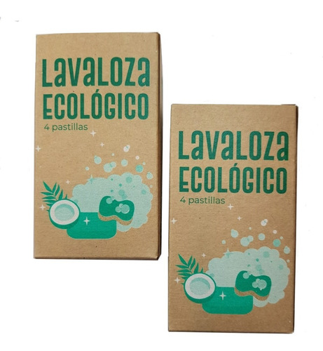 Lavaloza, Ecológico Y Biodegradable. Pack 2 Cajas.