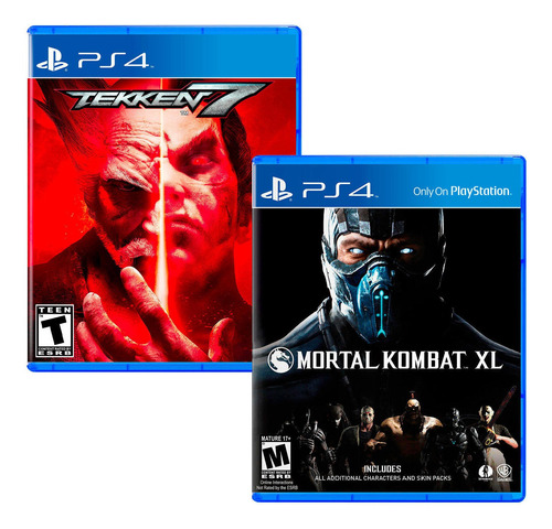 Combo Tekken 7 + Mortal Kombat Xl Playstation 4