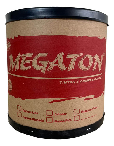Selador Acrílico Para Parede Megaton 18 Litros Rende 80m² Acabamento Fosco Cor Branco