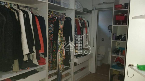 Casa Com 6 Dormitórios À Venda, 301 M² Por R$ 2.490.000,00 - Icaraí - Niterói/rj - Ca1348