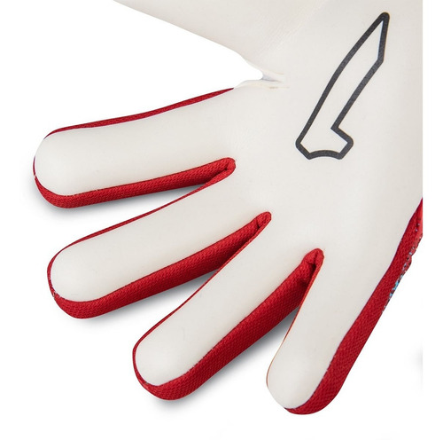 Imagen 3 de 7 de Guantes De Portero Rinat Asimetrik Stellar Semi Adulto Rojo