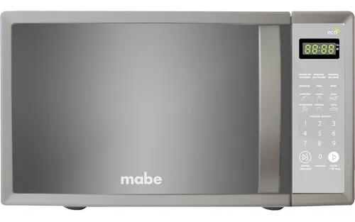 Microondas 0.7 Pies Cúbicos 20l  120v Silver Mabe Hmm70sej