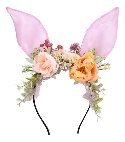 Diadema Con Orejas De Conejo, Tocado Para Fiesta,