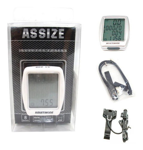 Computadora Velocimetro Assize Bicicleta 8 As 408 Cuotas Fas