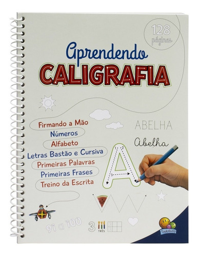 Livro Aprendendo Caligrafia - Volume Unico - Todolivro