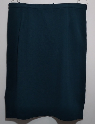 Falda Para Dama - Verde Oscuro Como Azulado- Talla 16 C401