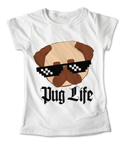 Blusa Pug Colores Playera Perro Pug Life #416