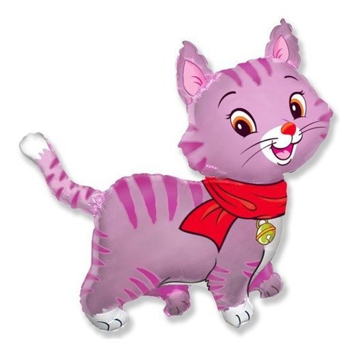 La Globos Globo De Aluminio 901653-fus Lovely Cat - Fucsia,