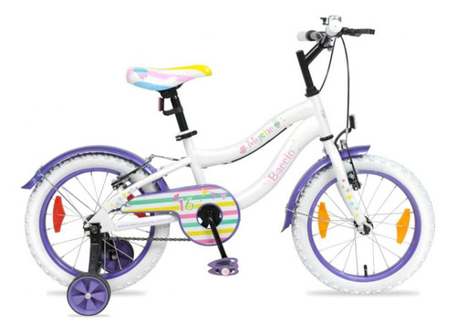 Bicicleta Baccio Mystic Rodado 16 Calidad Color Blanco/violeta Tamaño Del Cuadro 16