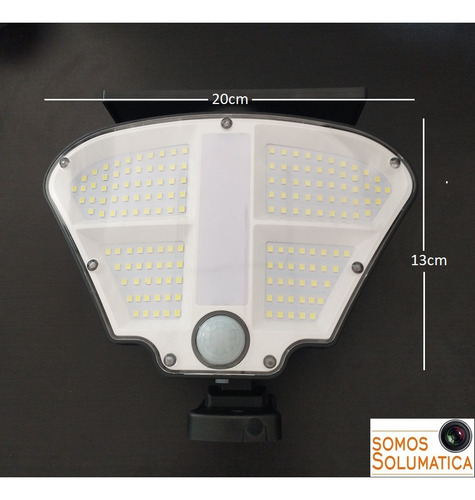 Lampara Luz Solar 160led - Autoencedido Sensor De Movimiento