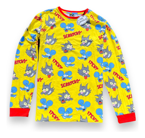 Pijama Los Simpson Universal Lycra Larga Primavera/verano 20