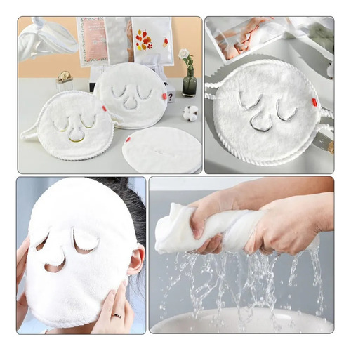 Nuevo Mascarilla De Toalla Facial Reutilizable Toallas De