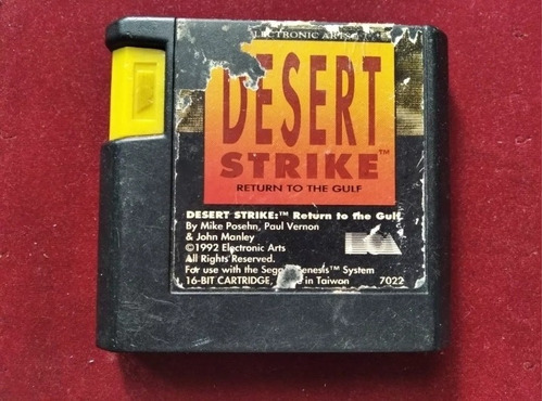 Desert Strike Return To Gulf ( Sega Genesis ) 10v  _\(^o^)/_