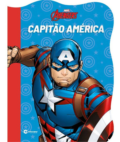 Libro Livro Recortado Marvel Capitao America De Rodrigues Na