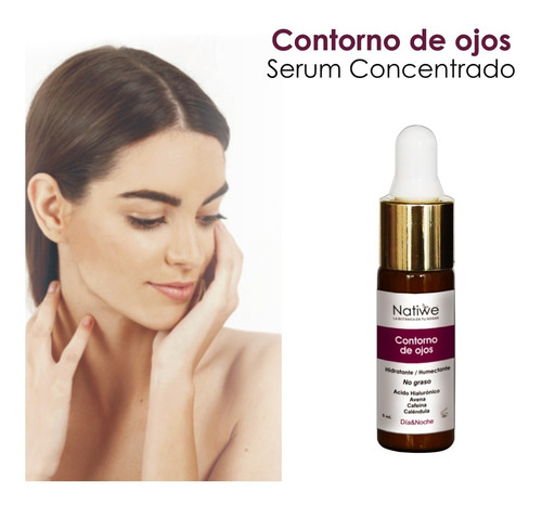 Imagen 5 de 5 de Serum Contorno De Ojos Con Ácido Hialurónico Y Cafeína